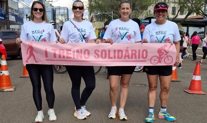 I Treino Solidário reúne comunidade em ação pelo Outubro Rosa
