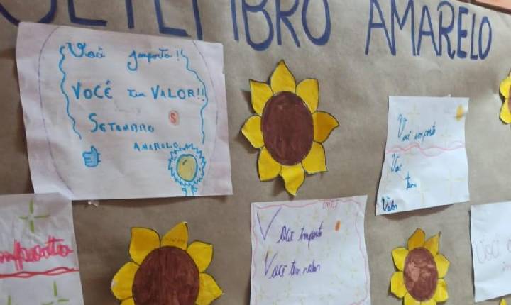 Setembro Amarelo: escolas municipais de Cel Domingos Soares reforçam a valorização da vida