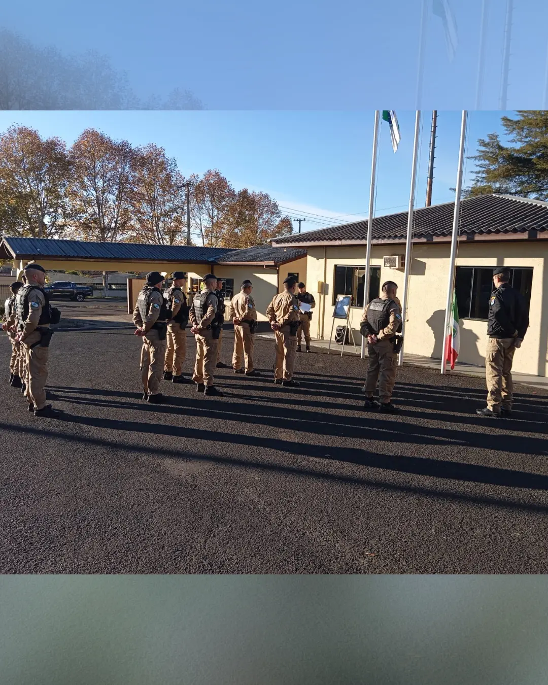 12ª Cia Indep celebra a memória do Cel Sarmento, patrono da PM/PR