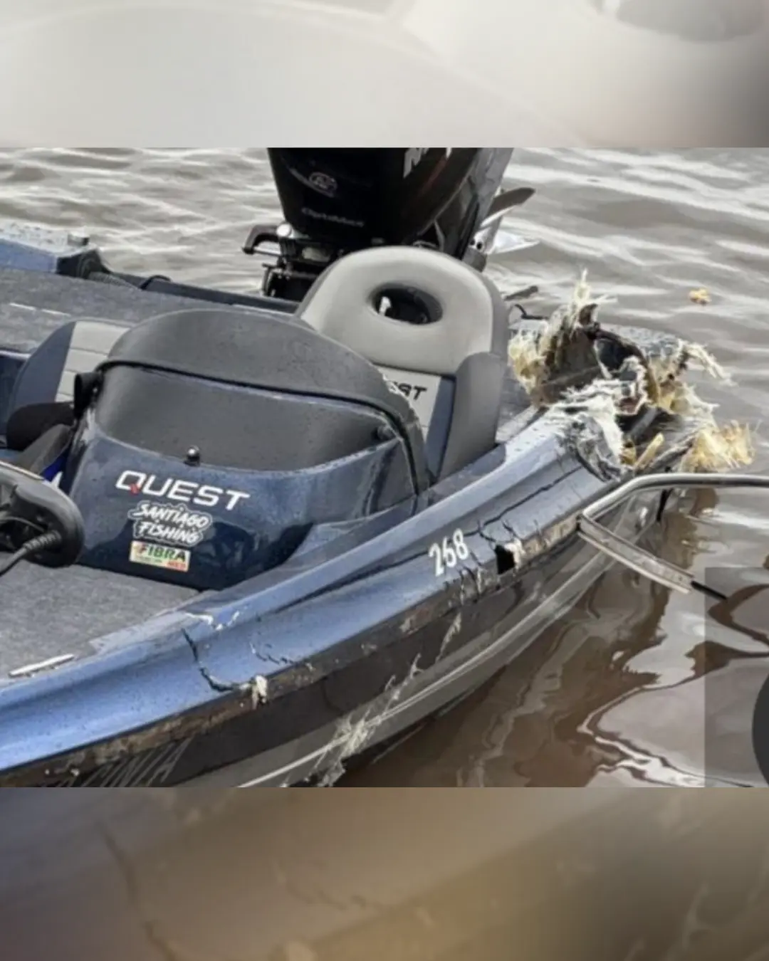Acidente entre embarcações durante torneio de pesca em Santa Helena deixa feridos e jovem desaparecido no lago de Itaipu