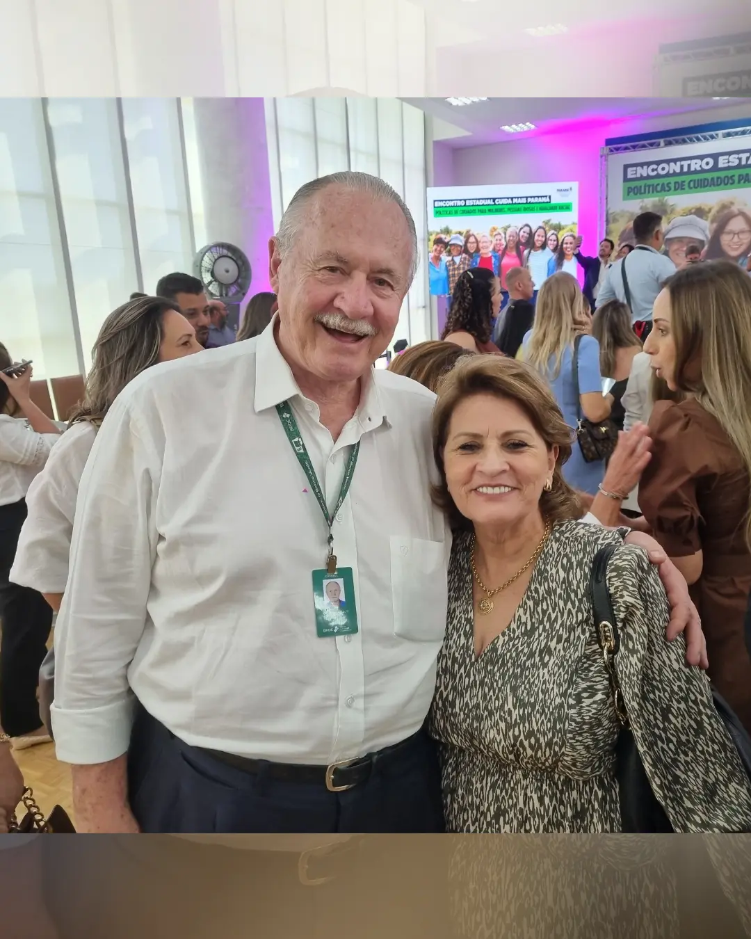 Chefe do Executivo domingosoarense participou de Encontro Estadual Cuida Mais Paraná