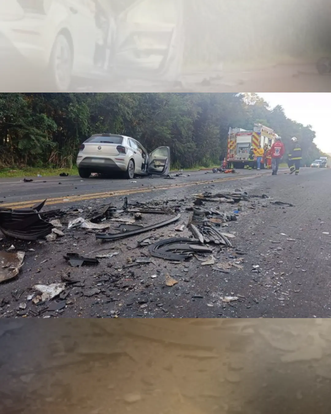 Colisão na BR-153 em Concórdia resulta em fogo e morte de motorista de carro com placas de Belo Horizonte
