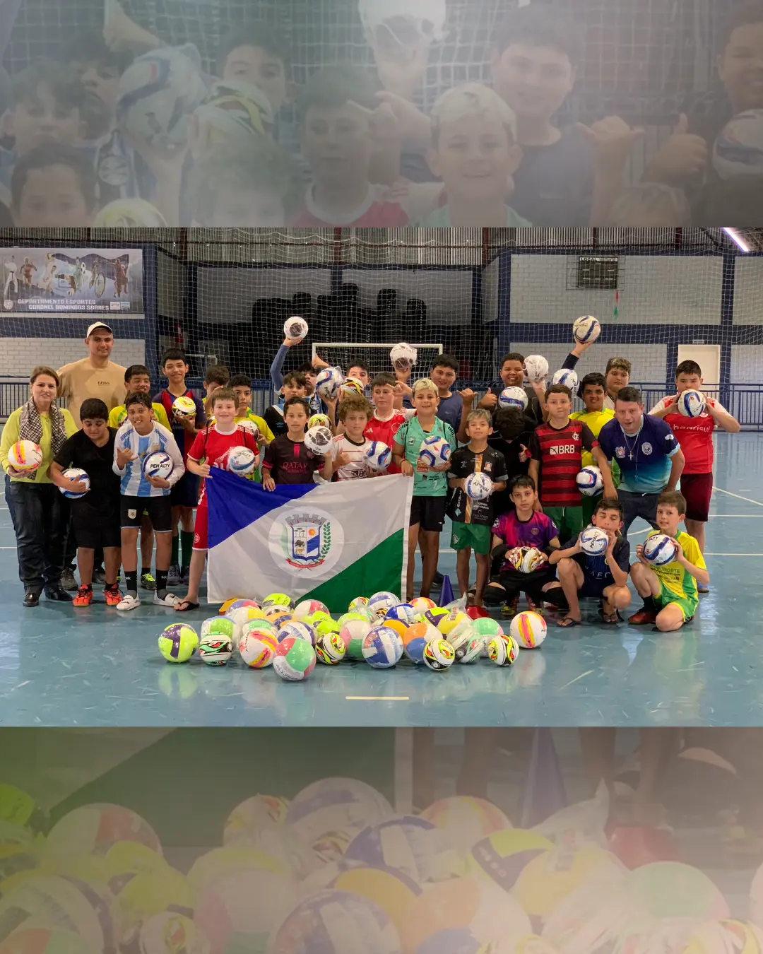 Departamento de Esportes de CDS recebeu materiais esportivos