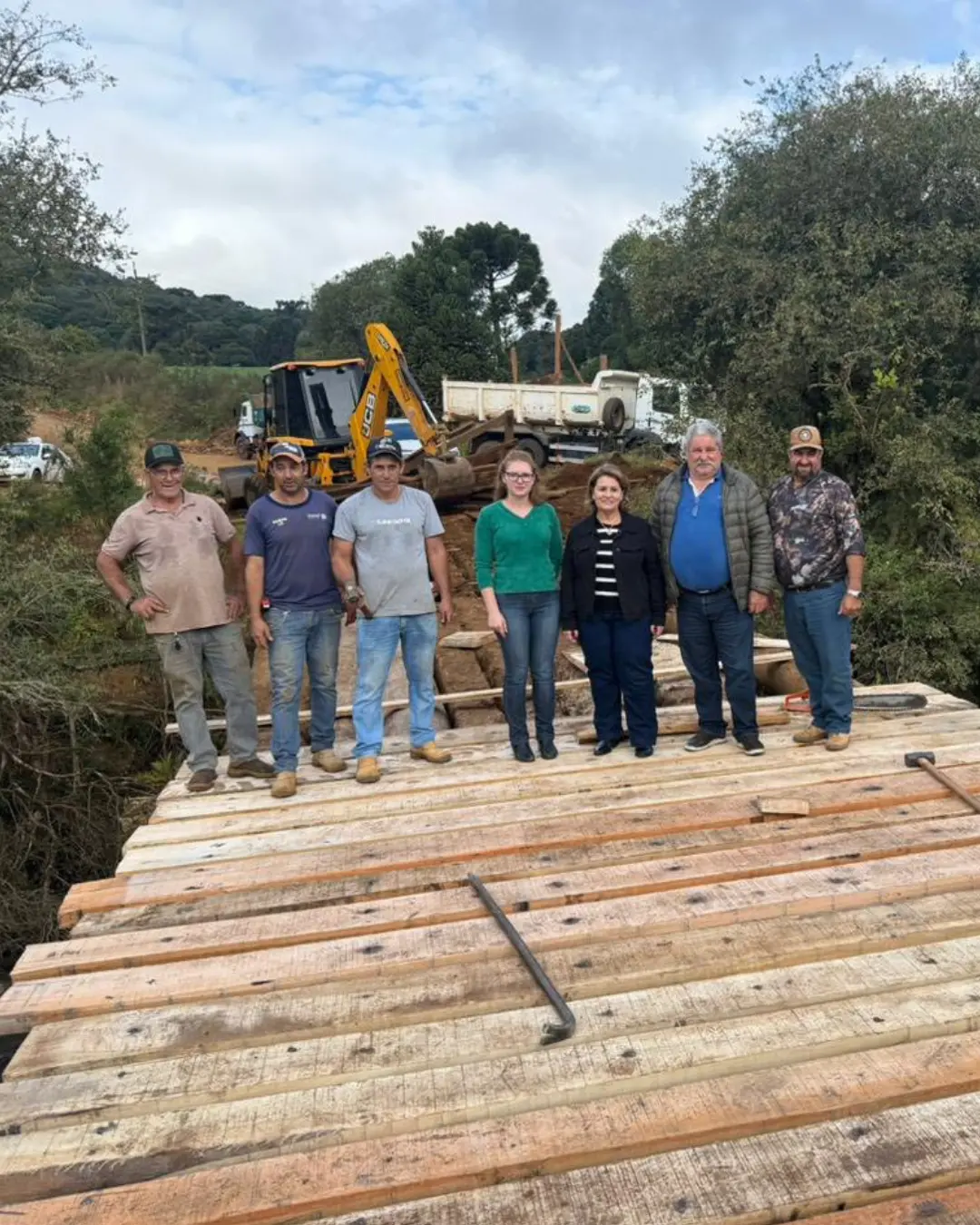 Em tempo recorde, ponte foi revitalizada em CDS
