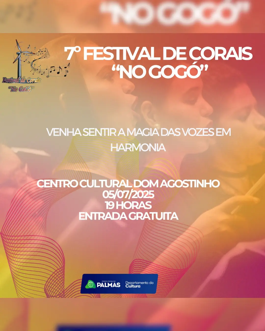 Festival de Corais “No GoGó” reúne grupos do Sul do Brasil em Palmas