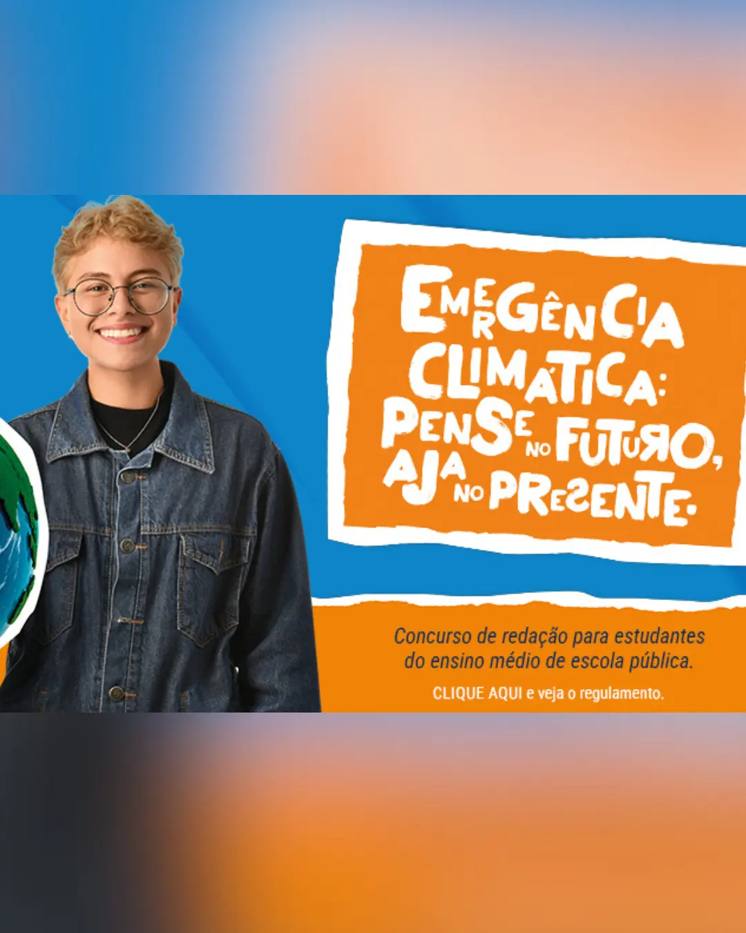 Inscrições abertas para o Jovem Senador 2025 com tema sobre emergência climática