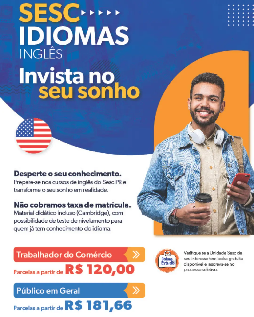 Invista no seu sonho: Aprenda Inglês no Sesc Palmas!