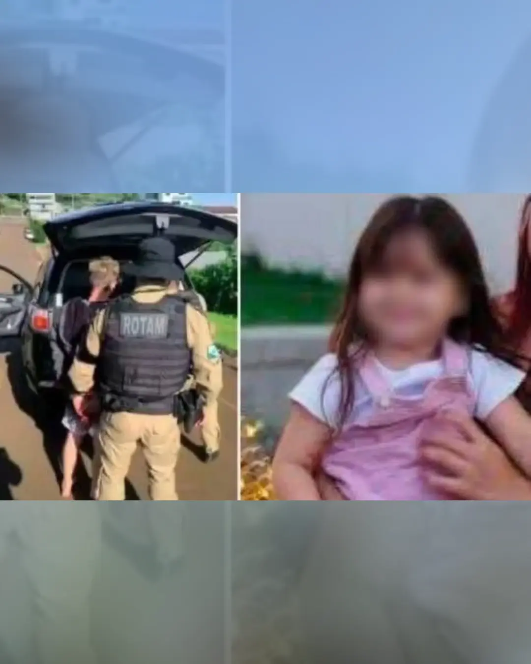 Menina de três anos esfaqueada pelo próprio pai em Vitorino apresenta recuperação surpreendente e volta á escola