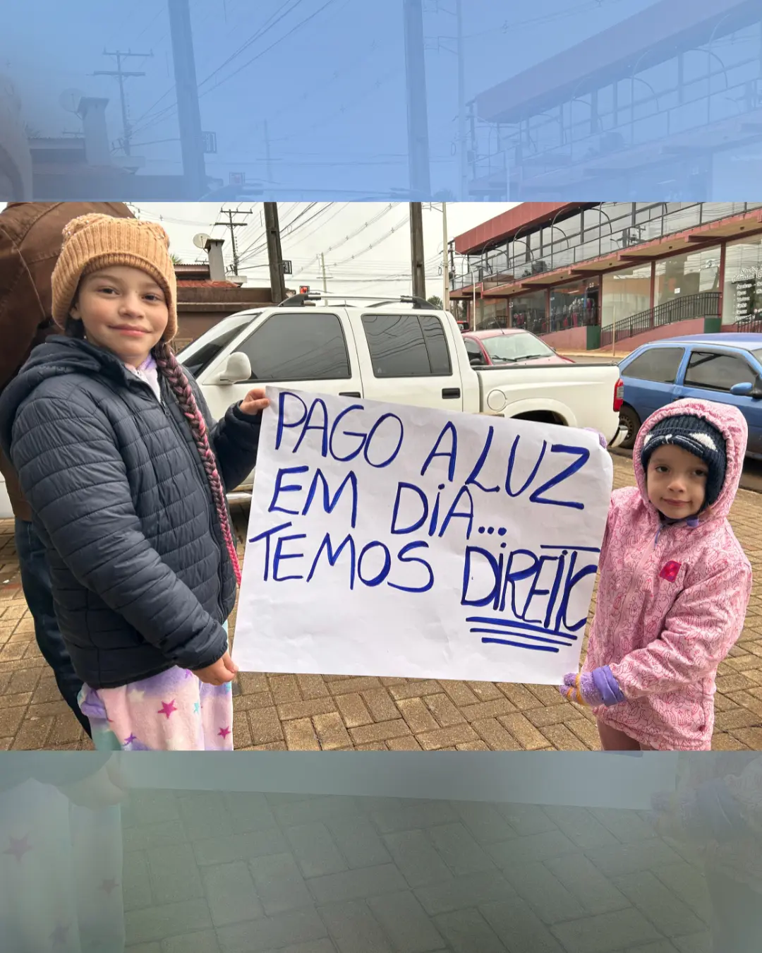Moradores indignados reclamam do descaso da Copel com a constante falta de luz