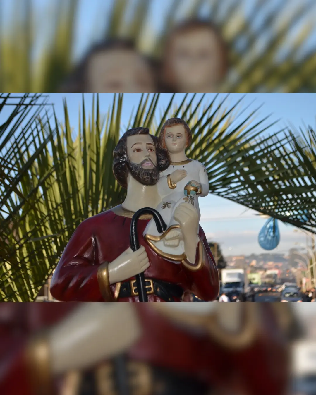 Na Capela do bairro Santa Cruz - teve início o Tríduo em honra a São Cristóvão