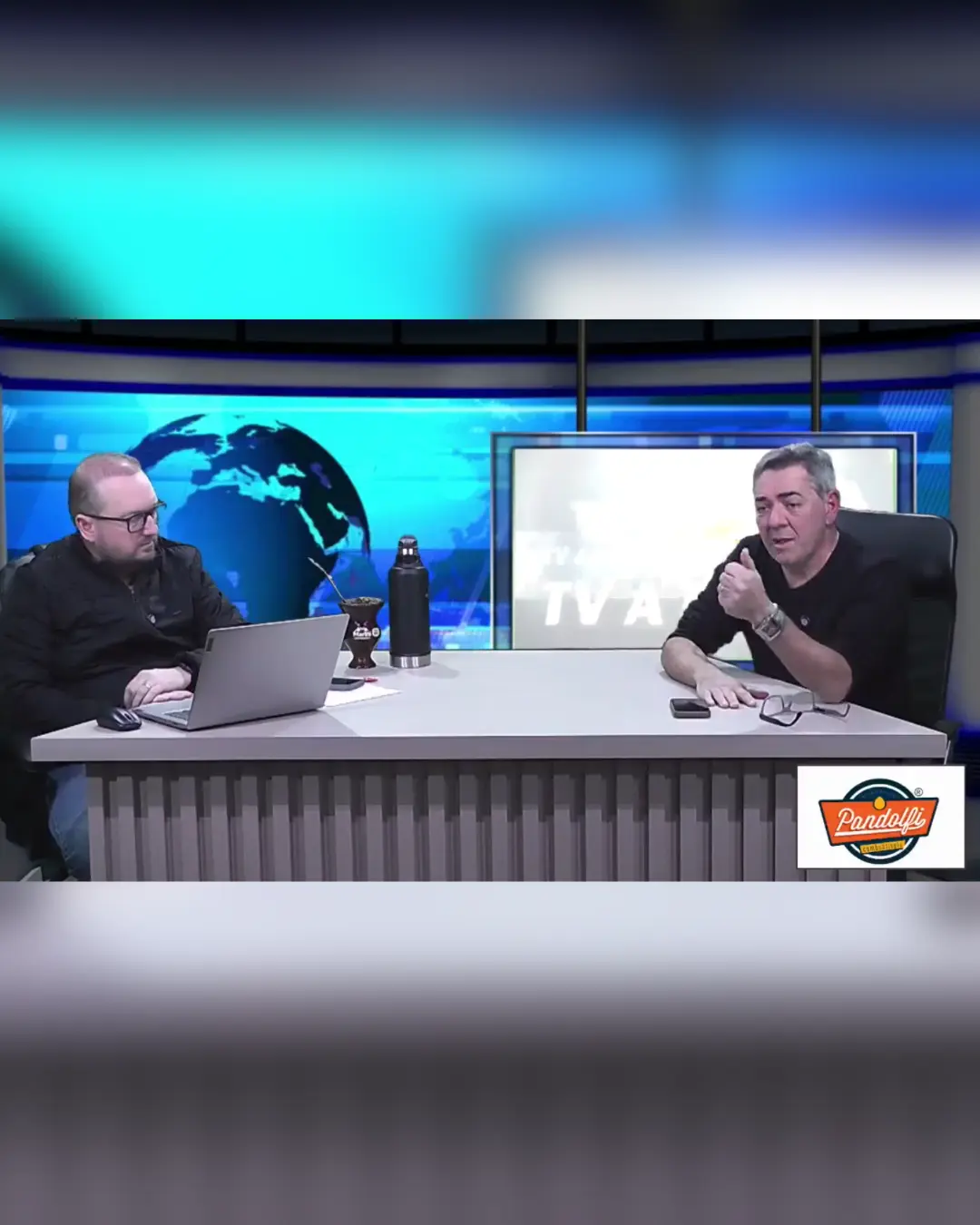 No programa da TV A Folha - Nilo Deitos se despede da cidade e agradece o carinho dos palmenses