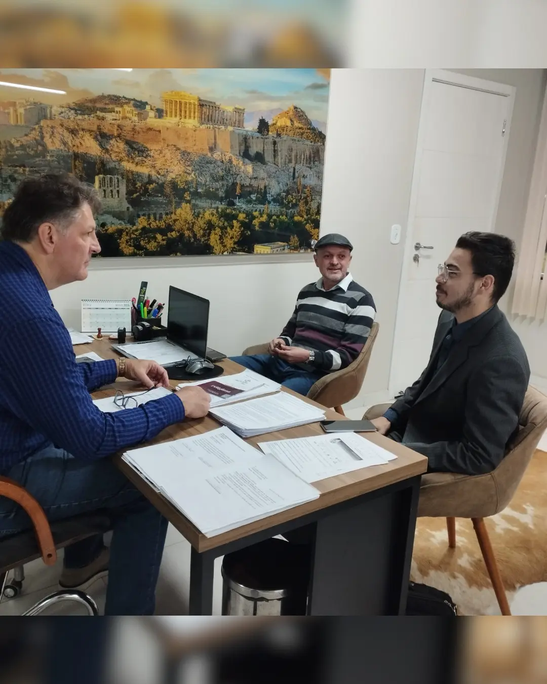 Palmas realiza reunião com Coordenador do Patrimônio Histórico e Cultural de Dois Vizinhos