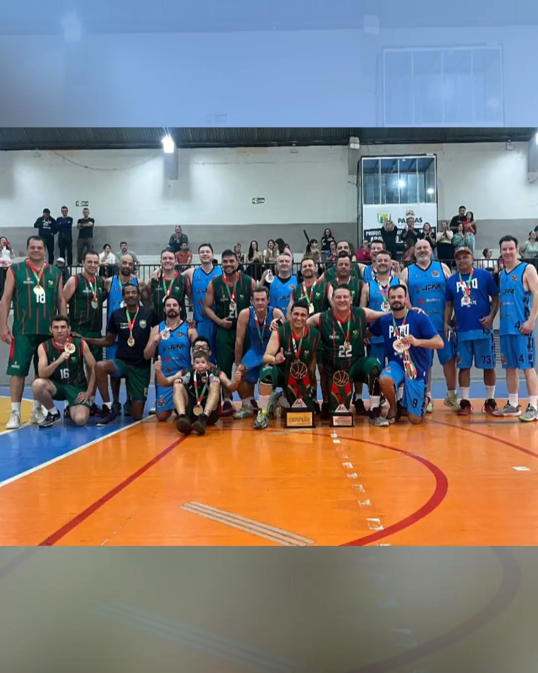 Palmas sedia 3ª etapa da Liga Catarinense de Basquetebol 40+ e conquista o título da rodada
