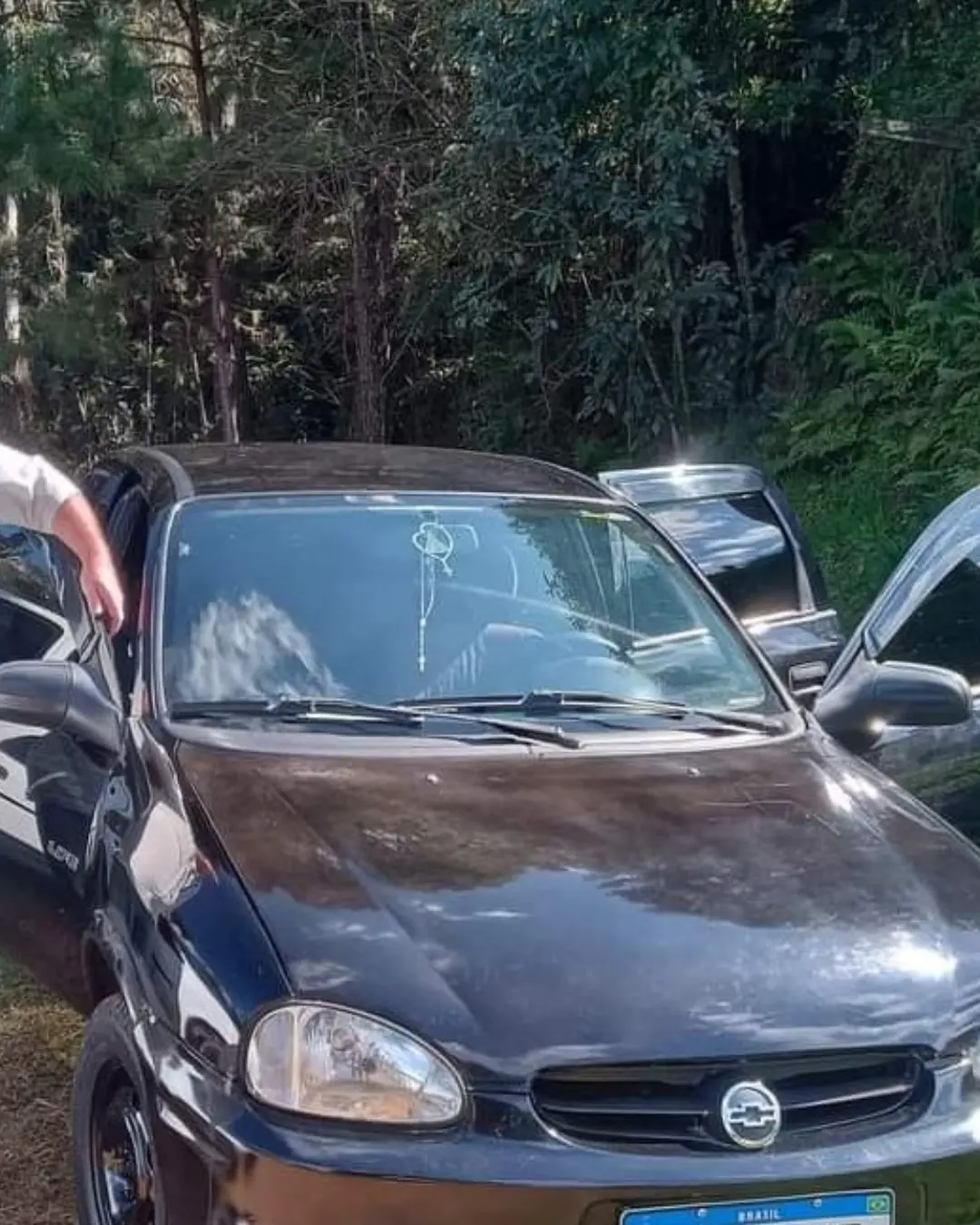 Corsa roubado na área central de Palmas foi recuperado em Chapecó