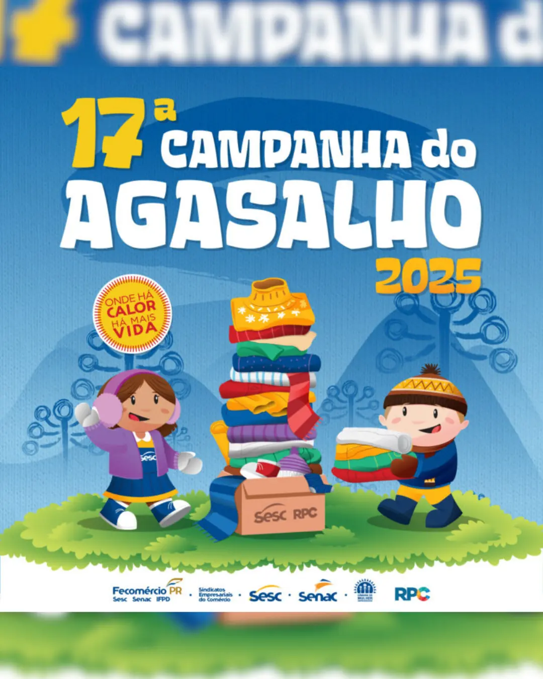 Sesc de Palmas lança mais uma edição da campanha do Agasalho