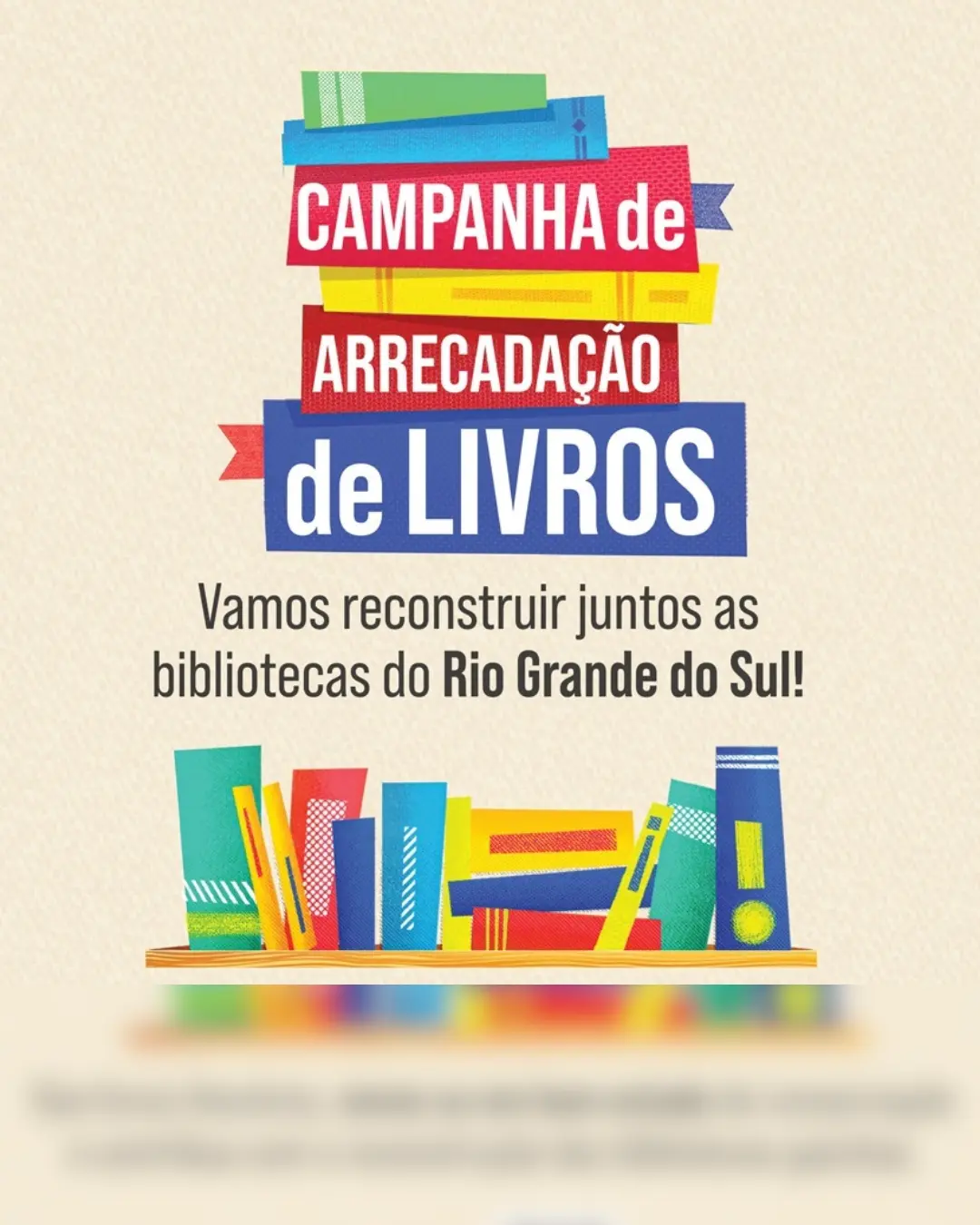 Sesc Palmas inicia campanha de arrecadação de livros