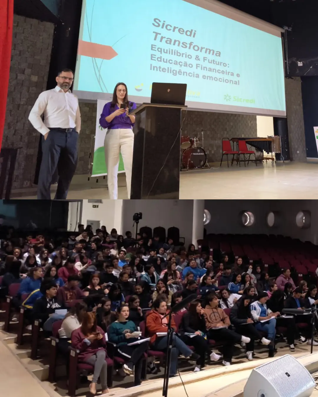 Sicredi e Colégio Dom Carlos iniciam ciclo de palestras do projeto Sicredi Transforma