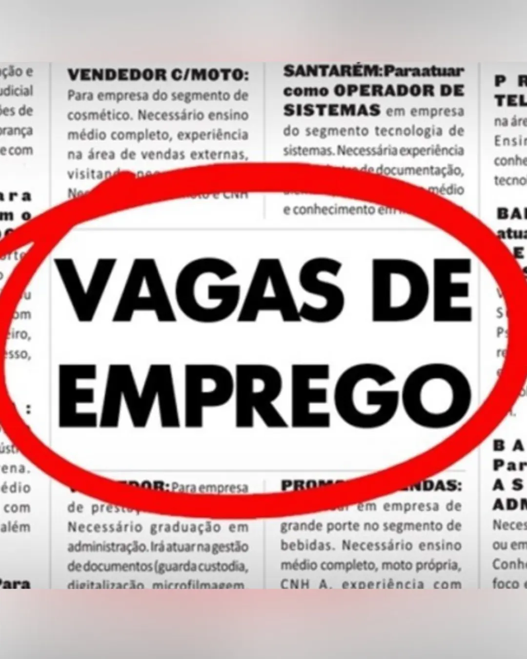 Vagas de emprego sine Palmas