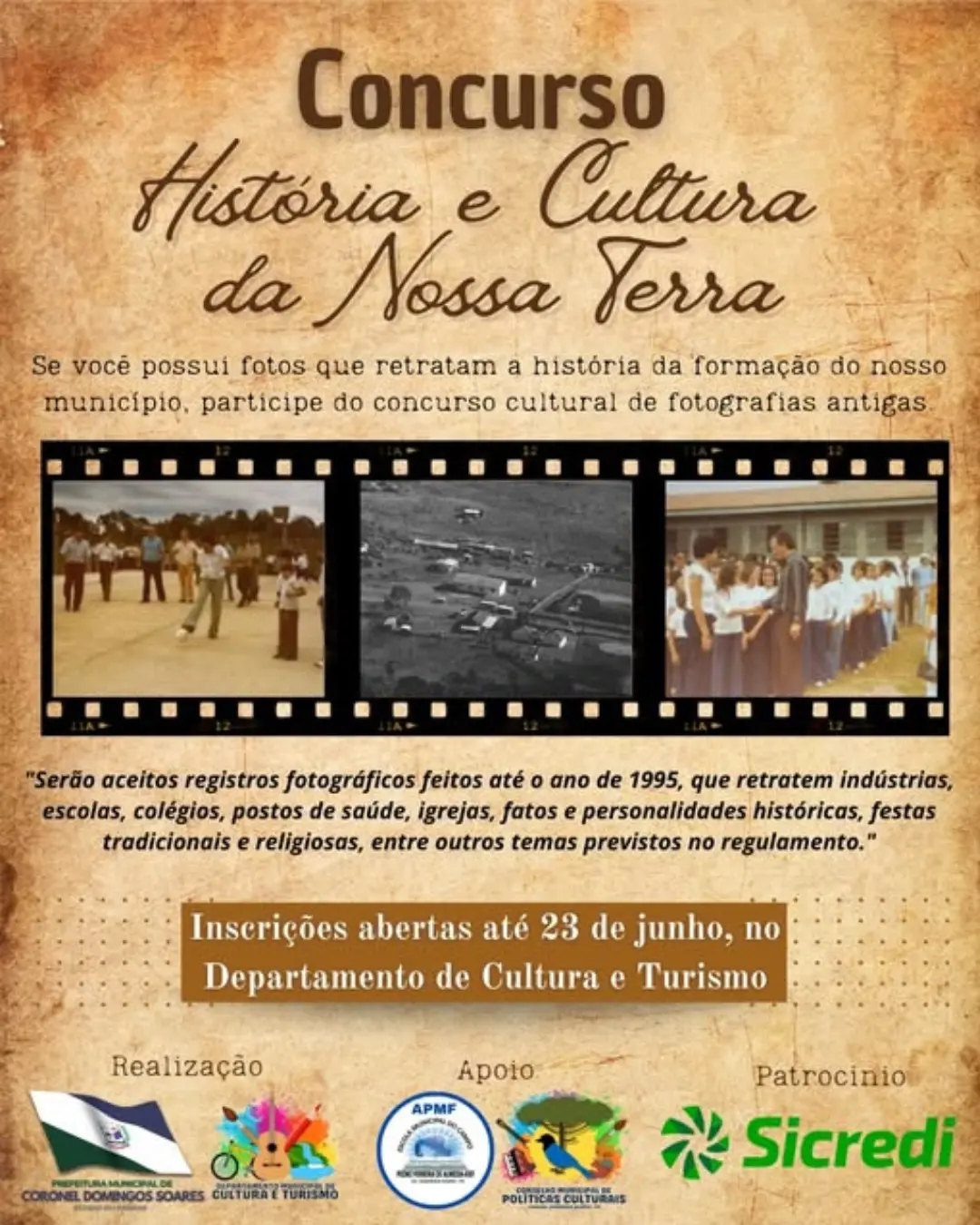Vem aí o Concurso de Fotografia “História e Cultura da Nossa Terra”!