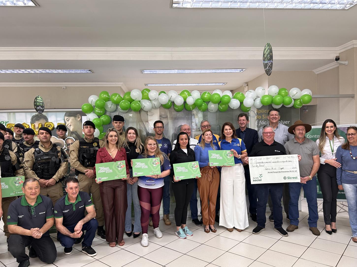 Fundo Social da Sicredi Soma destina mais de R$ 45 mil para entidades de Palmas