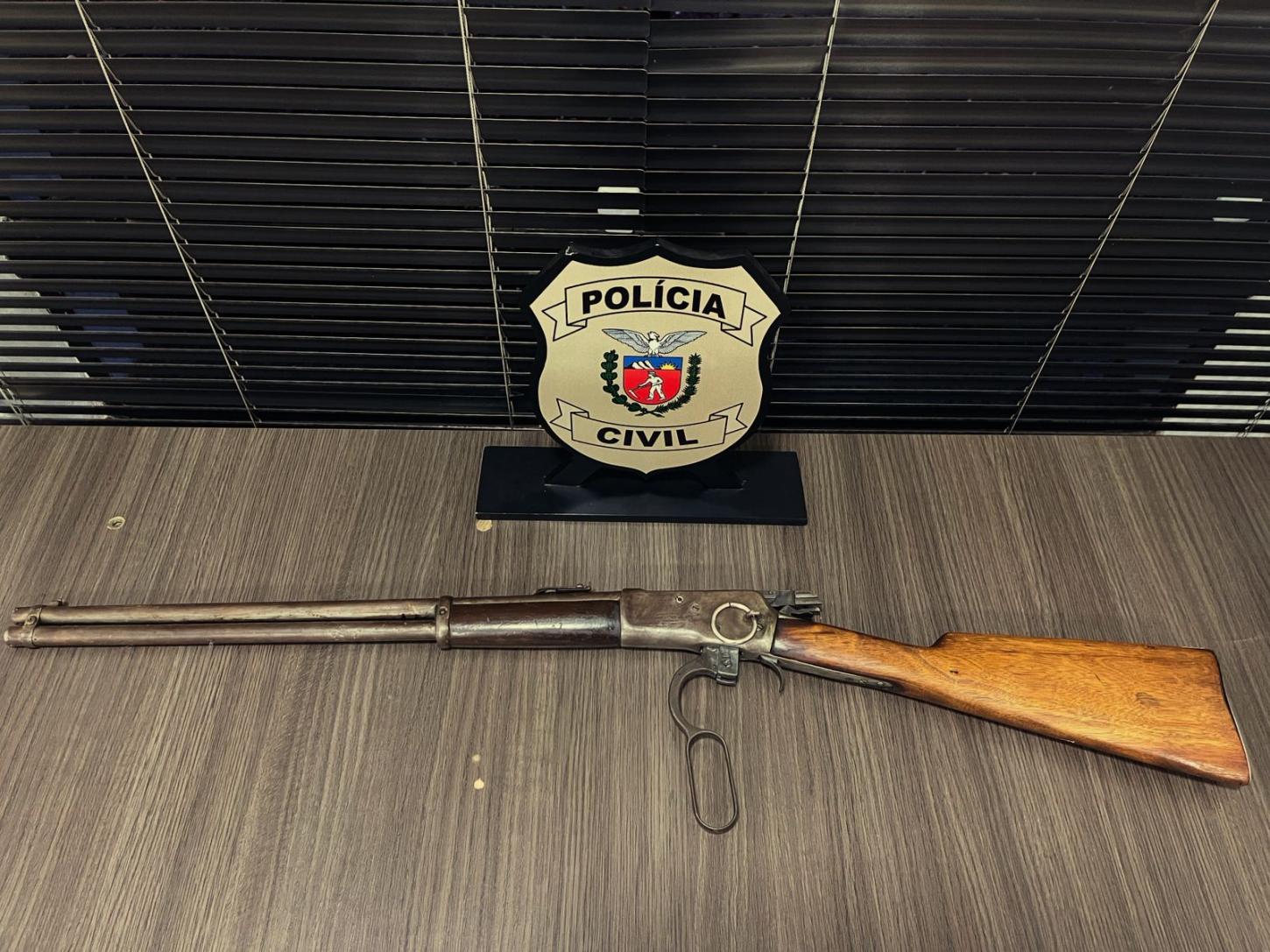 PCPR prende homem por posse ilegal de arma de fogo em Mangueirinha
