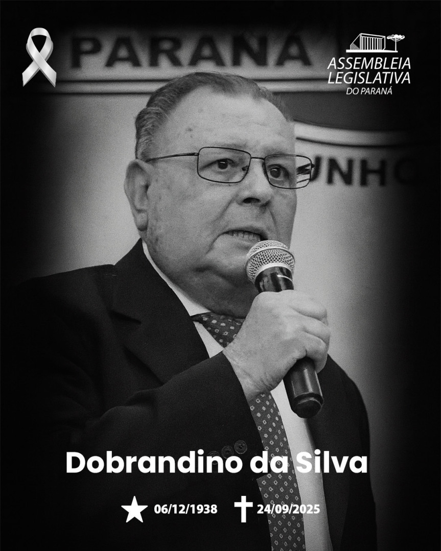 Assembleia Legislativa do Paraná lamenta o falecimento do ex-deputado Dobrandino Silva