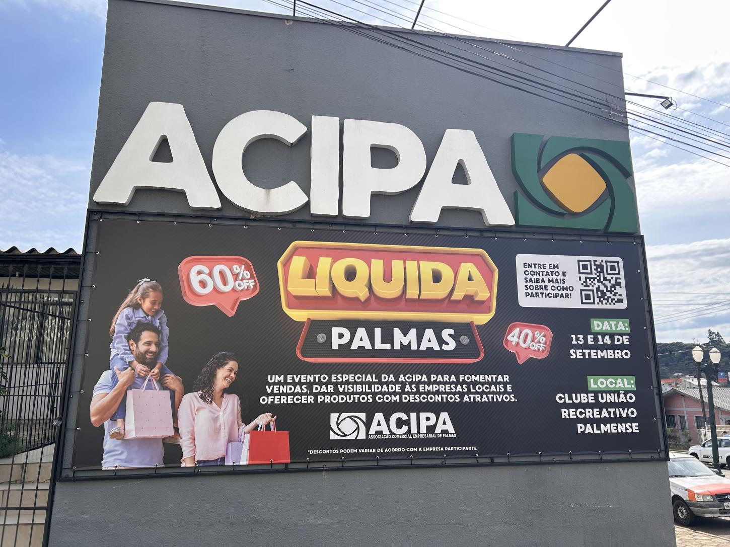 Campanha da Acipa - Liquida Palmas inicia no próximo dia (13)