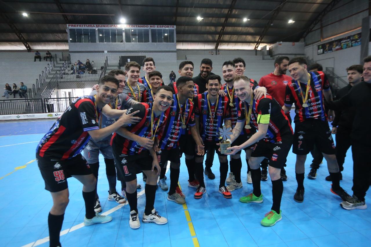 Equipe de Mangueirinha - campeã Futsal - Divisão Prata