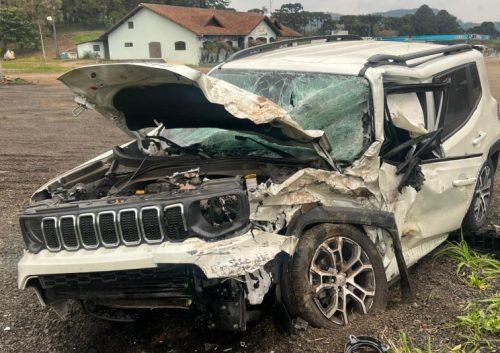 Palmense morre em colisão frontal na BR-153