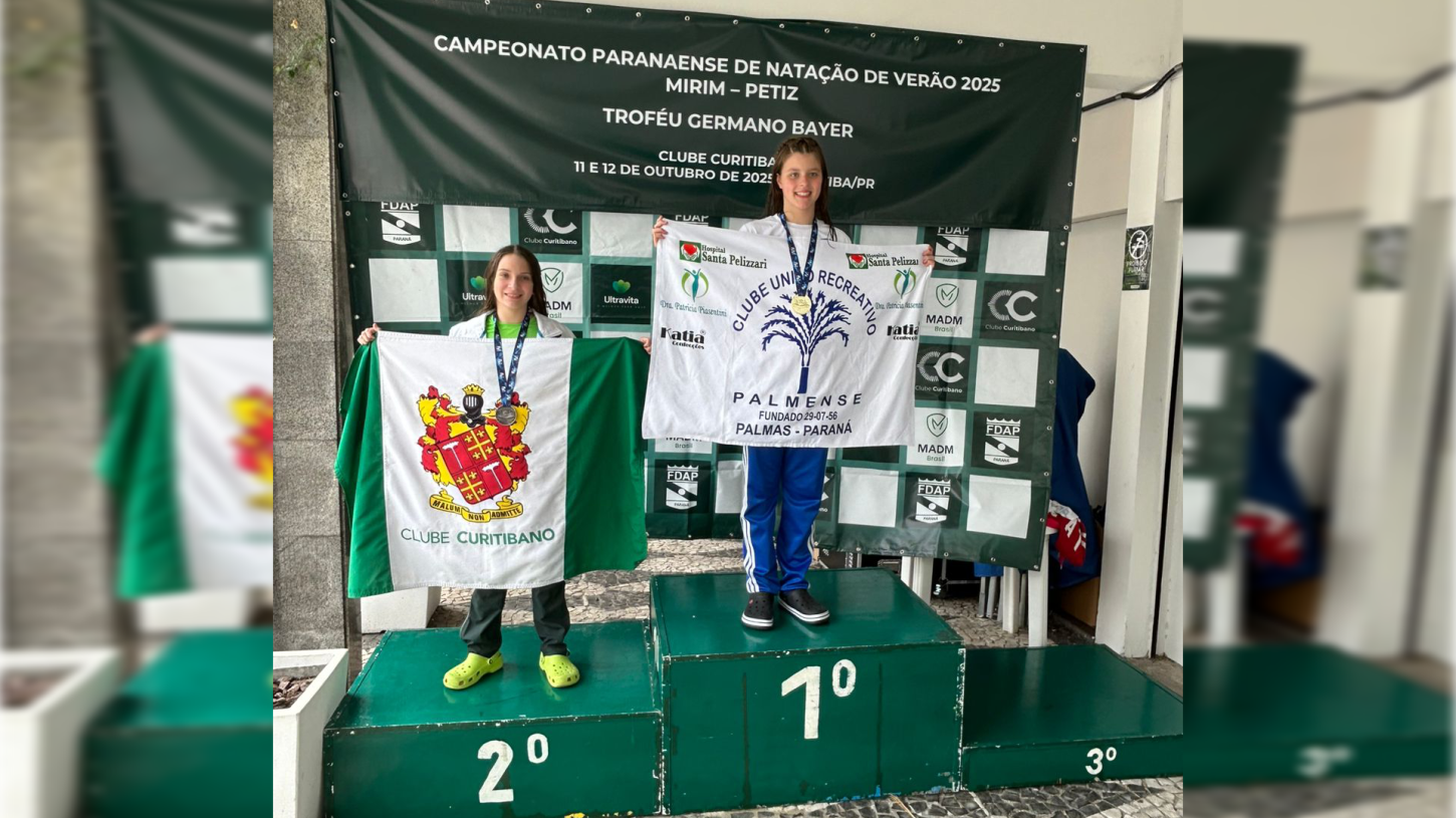 Nadadora palmense Luiza Langaro Spaniol conquista quatro medalhas no Campeonato Paranaense de Natação