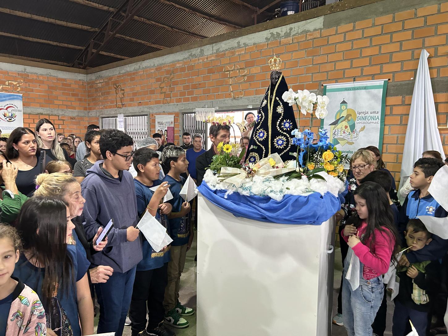 Preparativos para a festa de Nossa Senhora Aparecida se intensificam