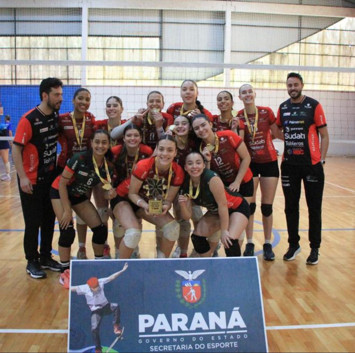 Vôlei Feminino de Palmas é bicampeão dos Jojups
