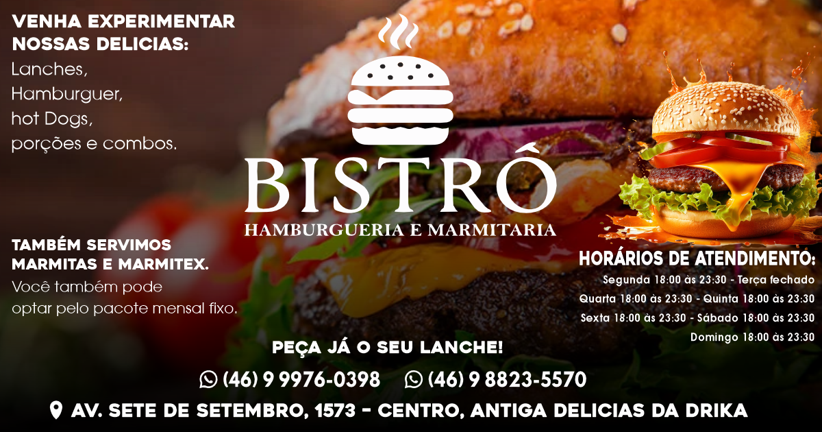 BISTRÔ HAMBURGUERIA E MARMITARIA