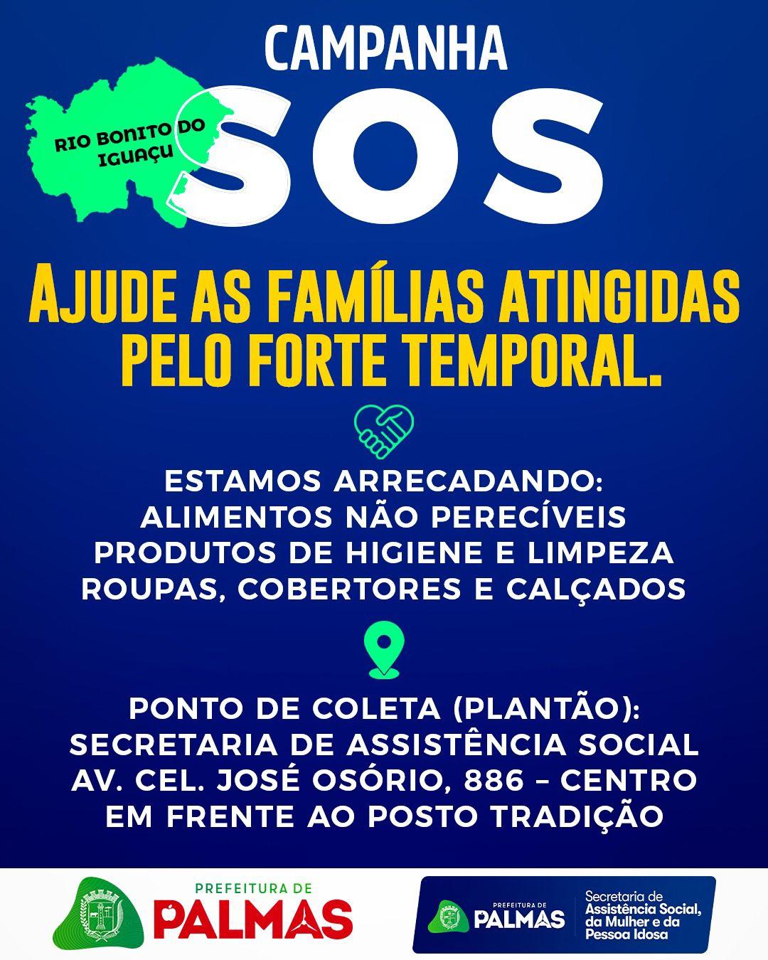 CAMPANHA SOS — RIO BONITO DO IGUAÇU 