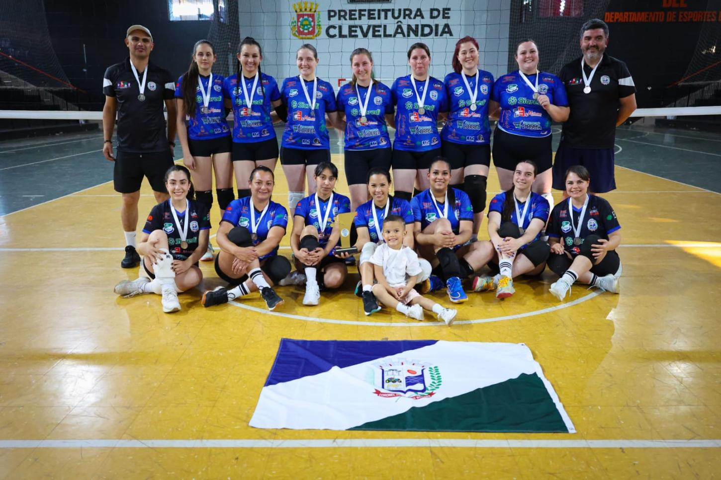 Cel Domingos Soares participa dos Jogos Abertos do Sudoeste do Paraná - JAMSOP’S em Clevelândia e garante destaque no Voleibol Feminino