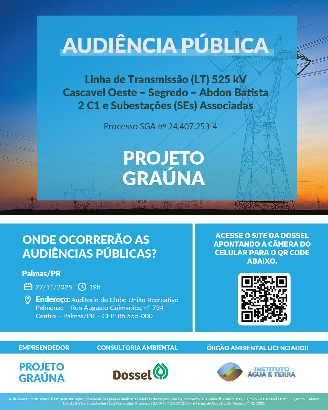 PARTICIPE DAS AUDIÊNCIAS PÚBLICAS 📢