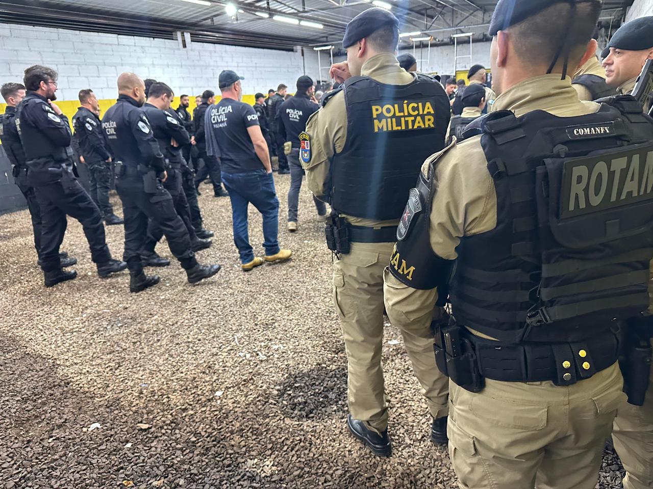 PCPR cumpre 44 mandados contra organização que distribuía drogas em cidades da região Sudoeste