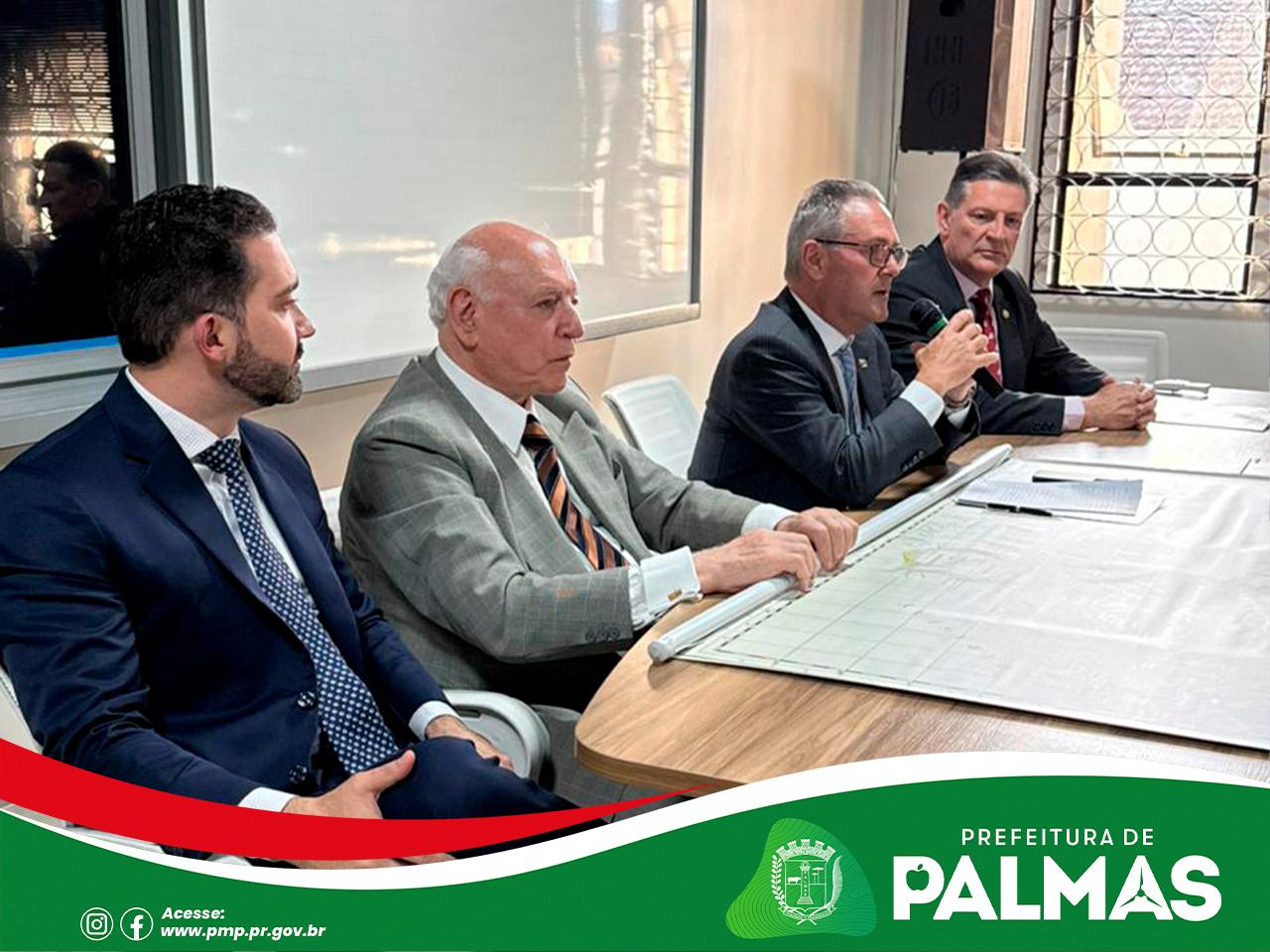 Presidente da OAB Palmas, Dr Eduardo Tobera, Aptner, desembargador Keppen e o Prefeito, Langaro