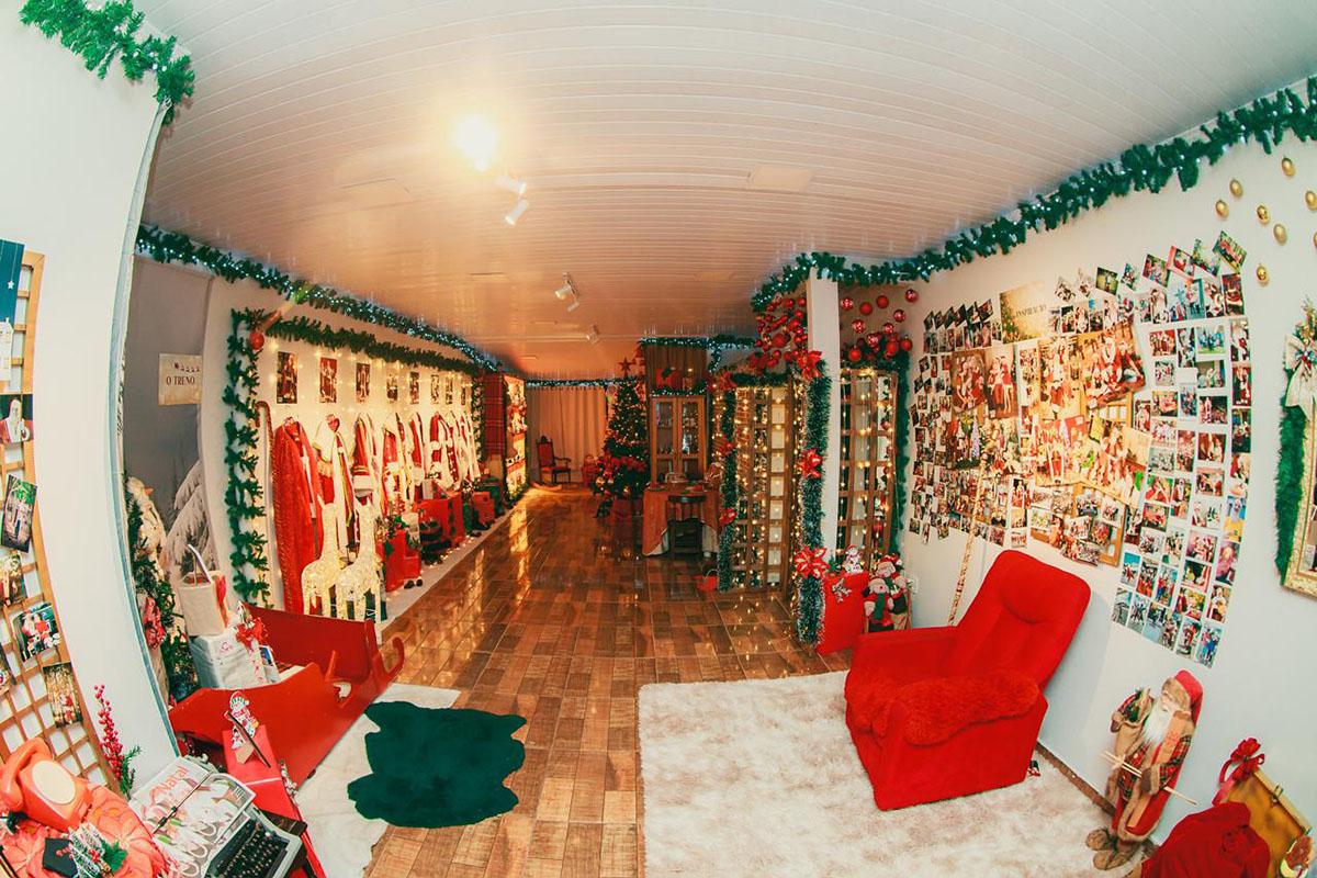 Foto: Casa do Papai Noel em Santa Izabel do Oeste 