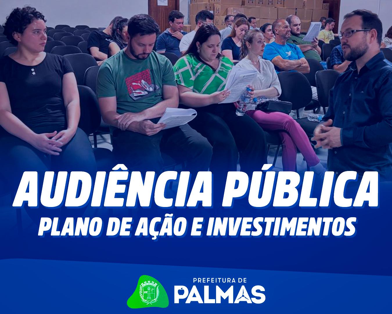 Prefeitura convoca Audiência Pública para discutir o Plano de Ação e Investimentos (PAI) no dia 10 de dezembro