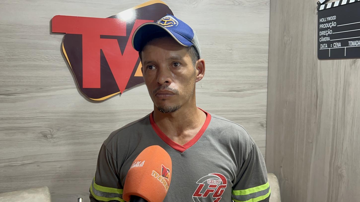 Coletor de lixo sofre ferimento e desabafa sobre o descaso de as pessoas não fazerem a separação correta do lixo