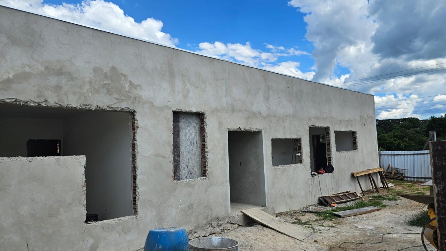 Construção da Creche Estrelinha Primeiros Passos na localidade de Chopim atinge 70% da conclusão