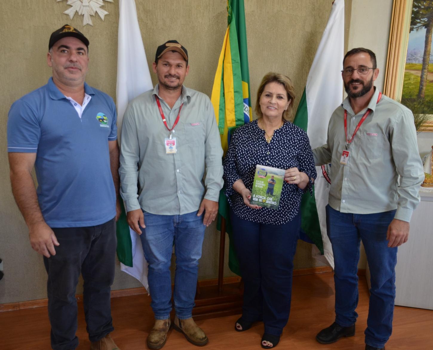 Dona Maria recebeu convite para o Show Rural Coopavel