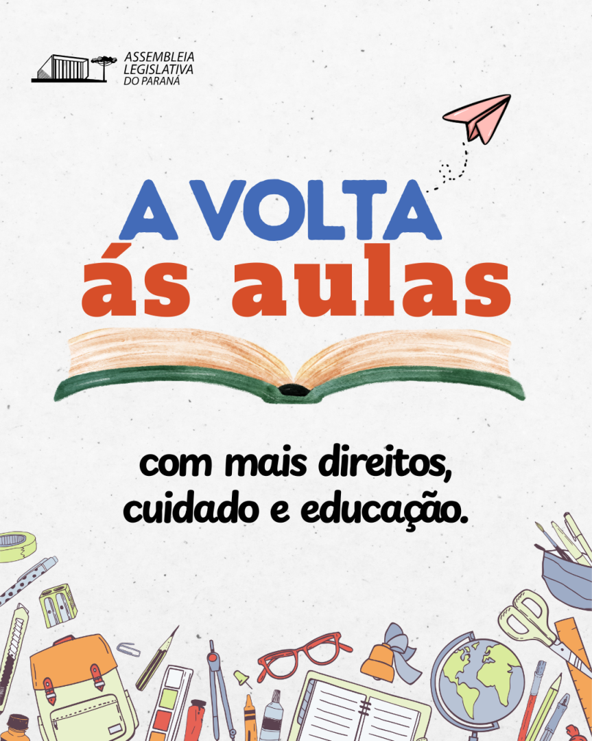 Leis estaduais garantem alimentação saudável, cuidado com a saúde e permanência dos alunos nas escolas do Paraná