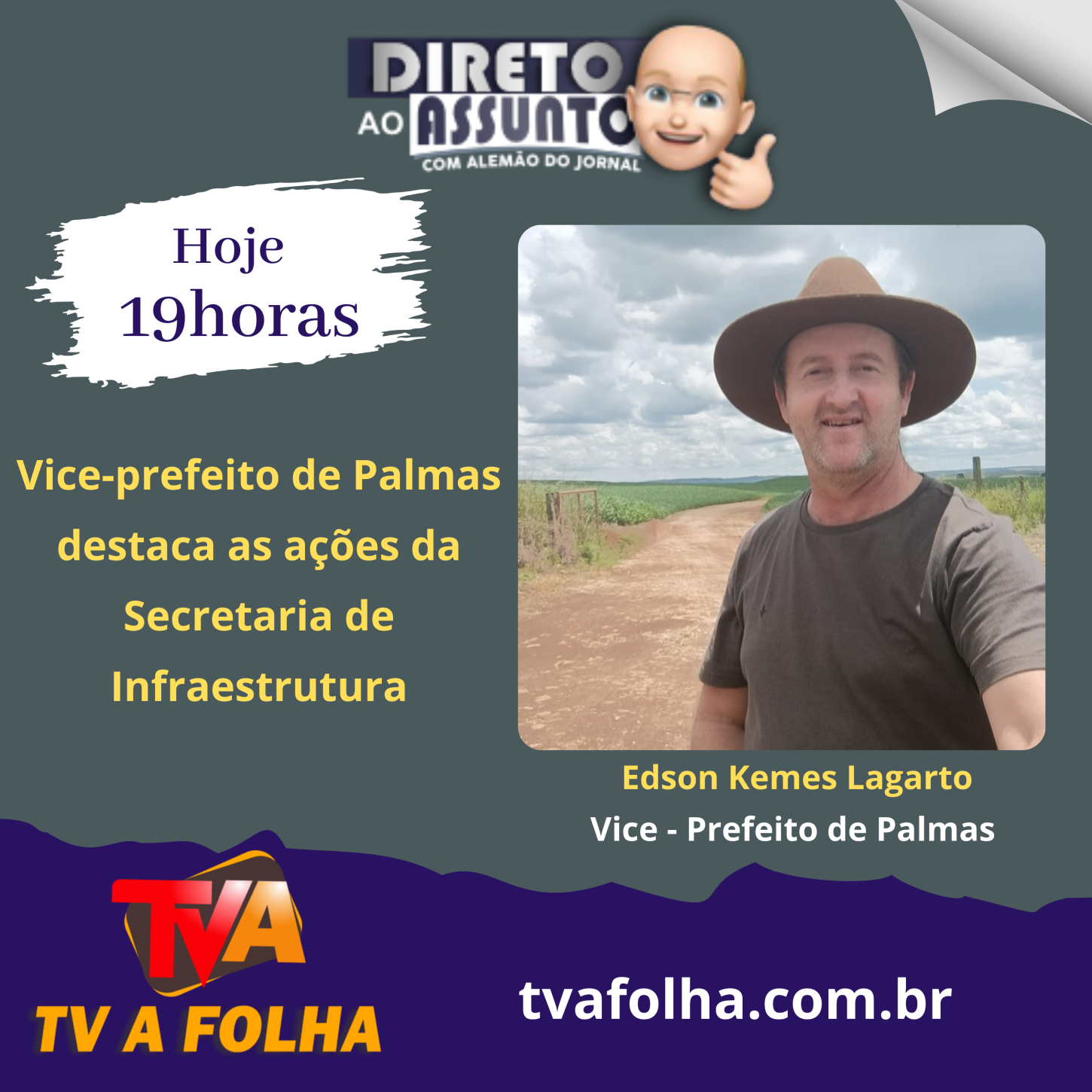 Vice-prefeito de Palmas destaca as ações da Secretaria de Infraestrutura