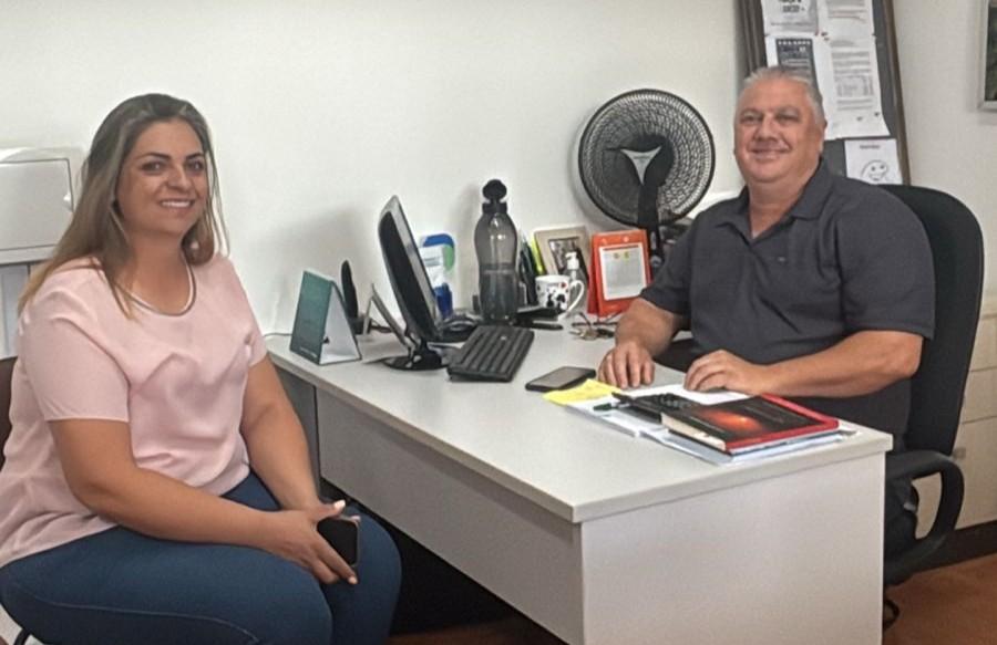 Diretora do departamento de Indústria  e Comércio de CDS realizou visita  técnica a Mangueirinha