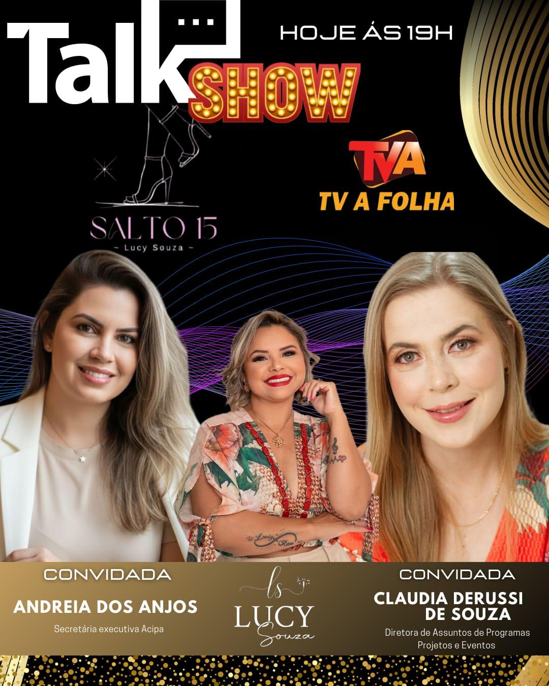Hoje às 19h na sua TV A FOLHA www.jornalafolha.com.br