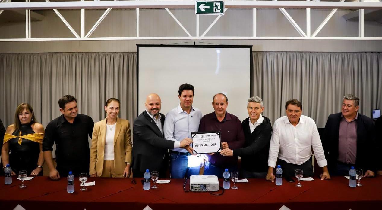 Governo do Paraná libera R$ 25,3 milhões para pavimentação entre Tijucas do Sul e São José dos Pinhais