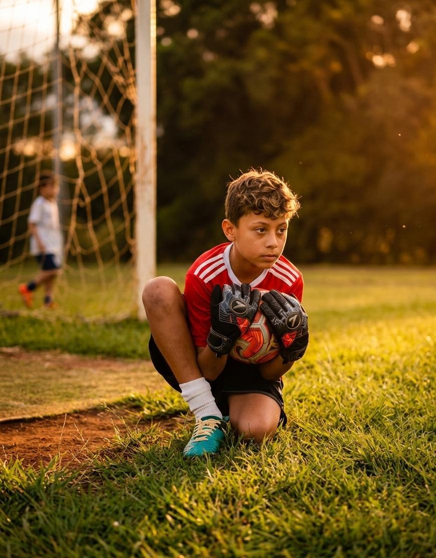 O sonho do menino é ser goleiro, o grande sonho está próximo!