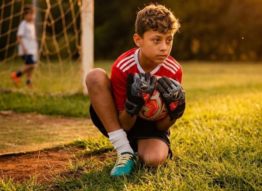 O sonho do menino é ser goleiro, o grande sonho está próximo!